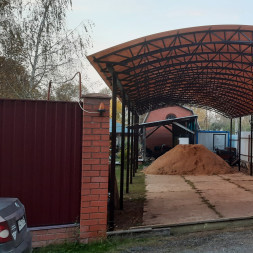 Навес для машины из поликарбоната