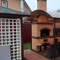 Навес для машины из поликарбоната